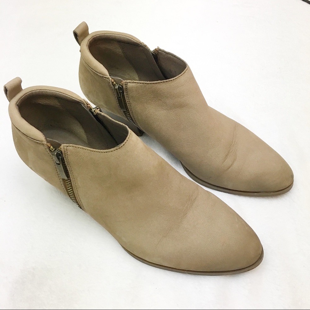 Franco Sarto Tan Ankle Booties - Picture 2 of 11